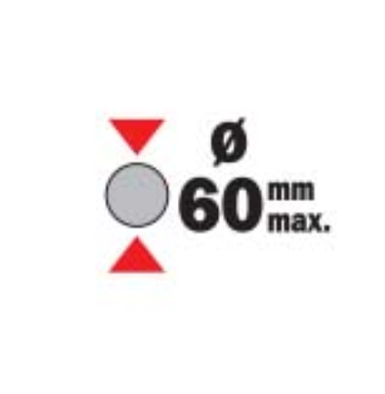 Ribimex PRTARPER060 Trivella per trapano da Ø 6 cm , attacco esagonale per trapano 8 mm , lunghezza 320 mm