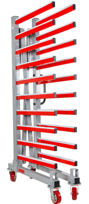 Holzmann taw76 Carrello rastrelliera mobile estendibile per pannelli