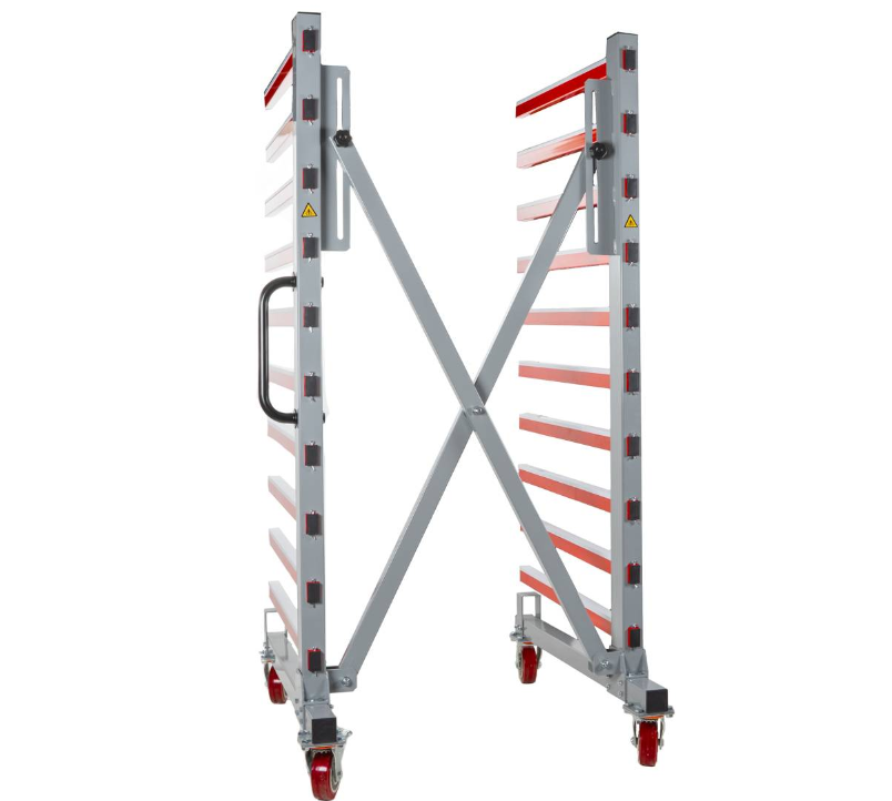 Holzmann taw76 Carrello rastrelliera mobile estendibile per pannelli