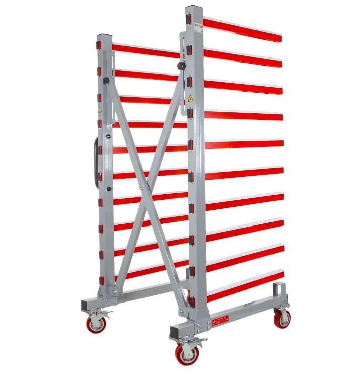 Holzmann taw76 Carrello rastrelliera mobile estendibile per pannelli