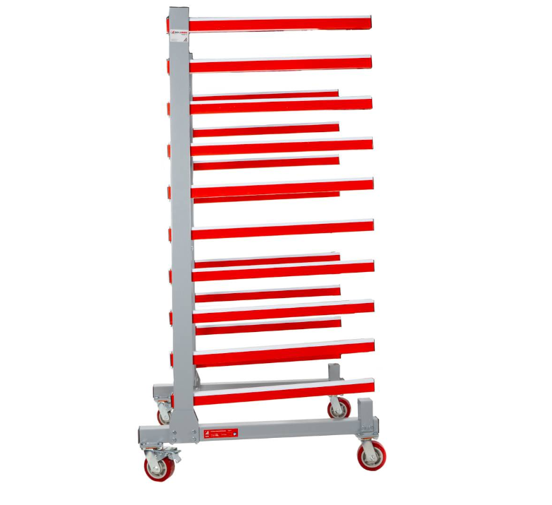 Holzmann taw76 Carrello rastrelliera mobile estendibile per pannelli