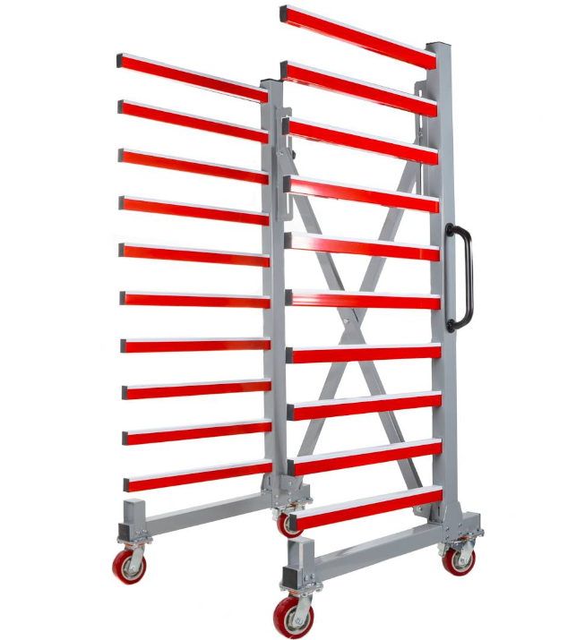 Holzmann taw76 Carrello rastrelliera mobile estendibile per pannelli
