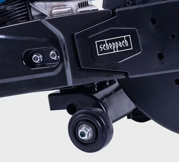 Scheppach pts400 Mototroncatrice a scoppio 2T 65cc per cemento calcestruzzo, pietra e asfalto disco 350mm