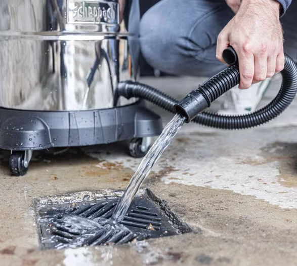 Scheppach vc50 aspirapolvere aspiraliquidi soffiaggio bidone inox , 220v 1400w 50 litri 