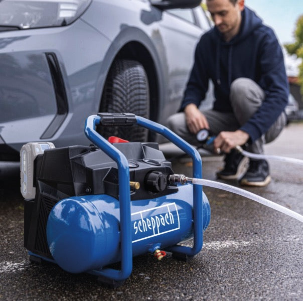 Scheppach C-Act160/6-X - Compressore 6Lt 20V C-Act160/6-X 