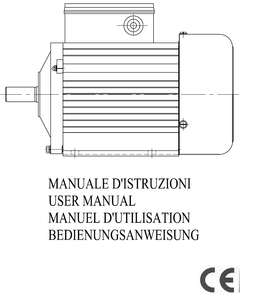 Ribimex M2M28 - Motore elettrico con cavo 2cv-2750 g/min