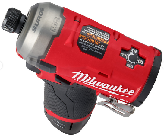 Milwaukee M12 FQID-202X Avvitatore ad impulsi silenzioso ¼″ FUEL 12v , con n.2 batterie - 1 caricabatterie - 1 valigia