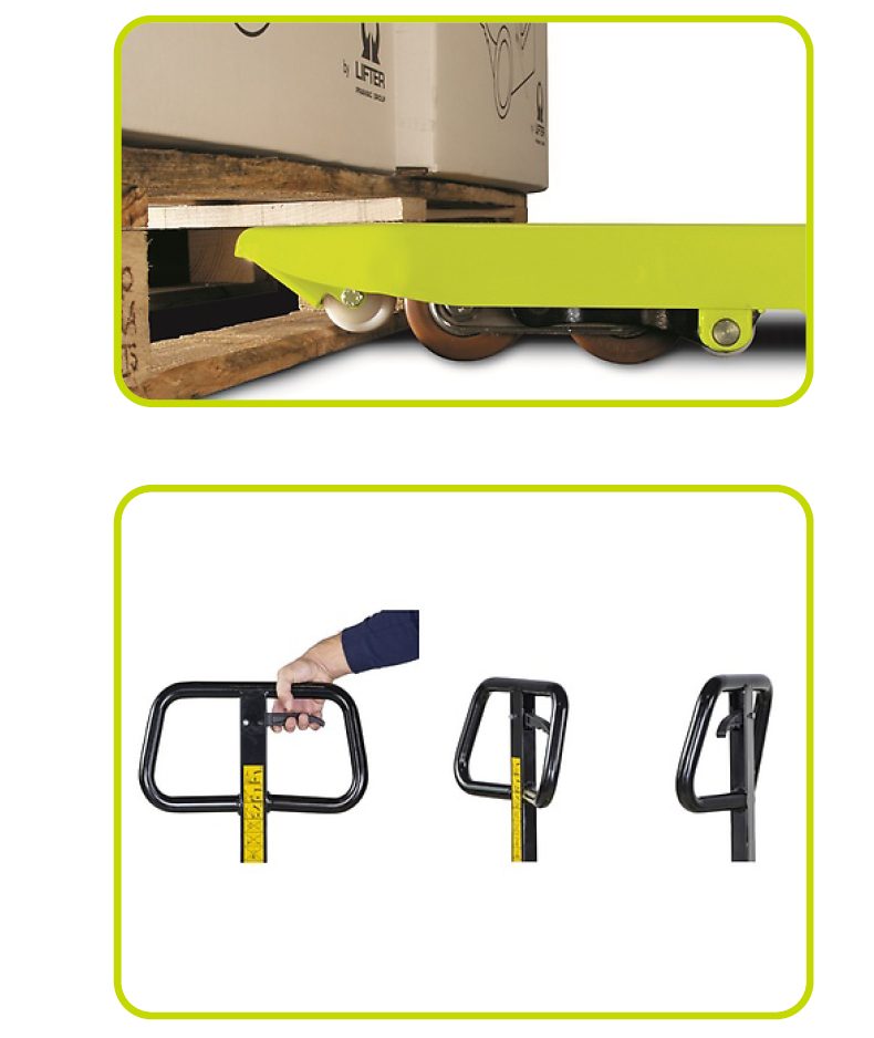 Pramac GS EVO 30 Special TEFB1AVY100 - 3000 kg transpallet professionale 2000x525 mm