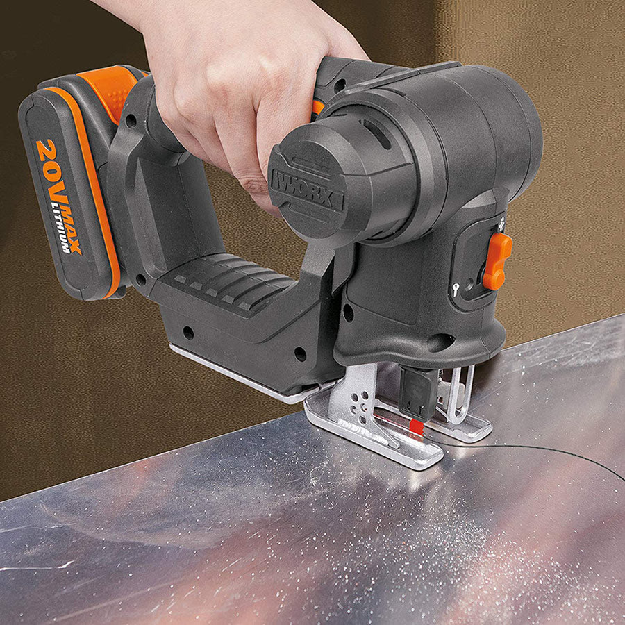 Seghetto a gattuccio/alternativo a batteria Worx WX550 AXIS