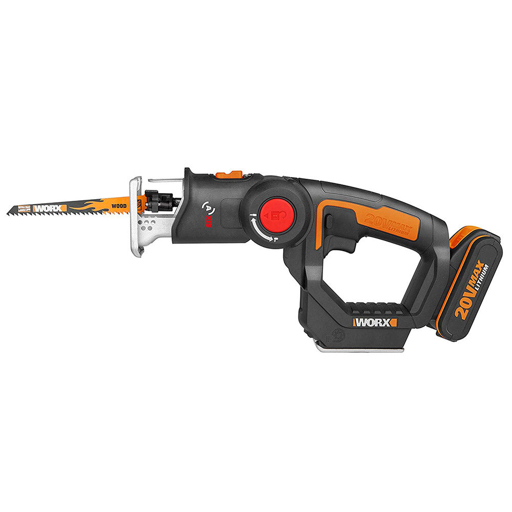 Seghetto a gattuccio/alternativo a batteria Worx WX550 AXIS