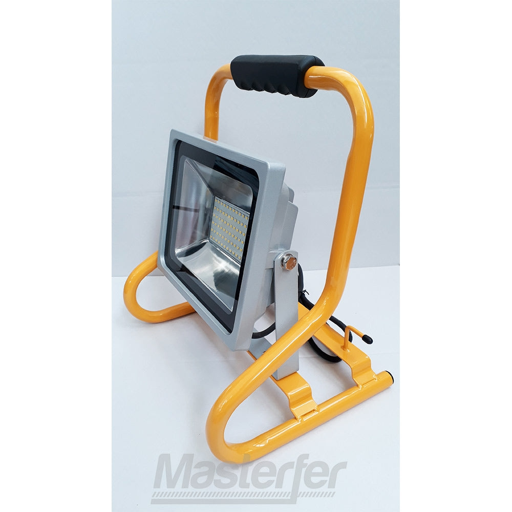 Faretto led portatile con piedistallo Sikurotech S203B 07659 30W 220V