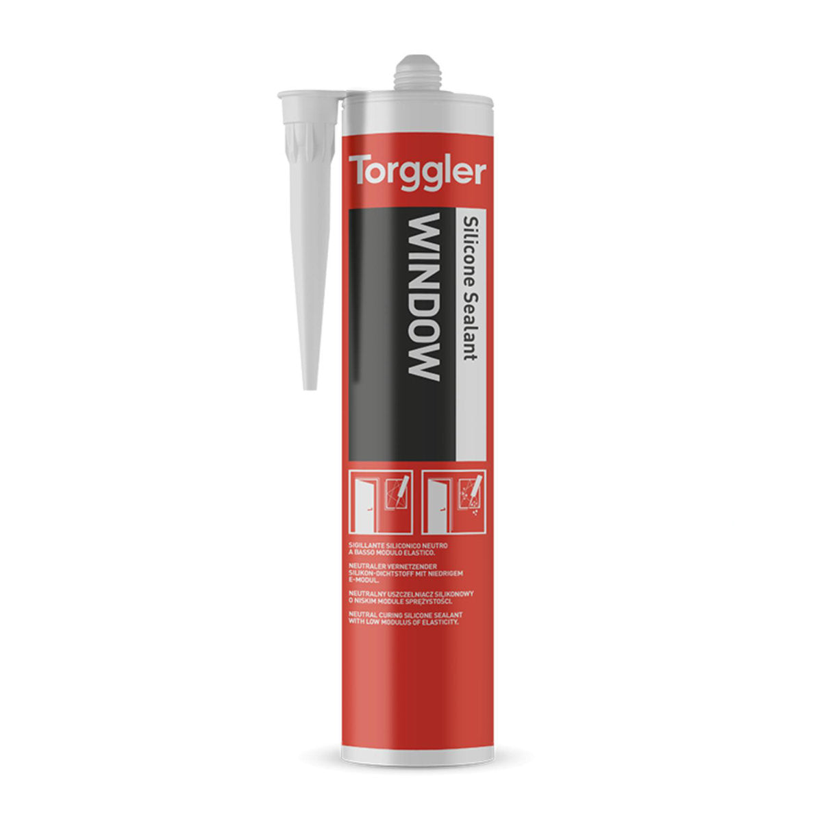 Silicone Torggler Window 5627 per serramenti - Bianco 9010 (310ml)