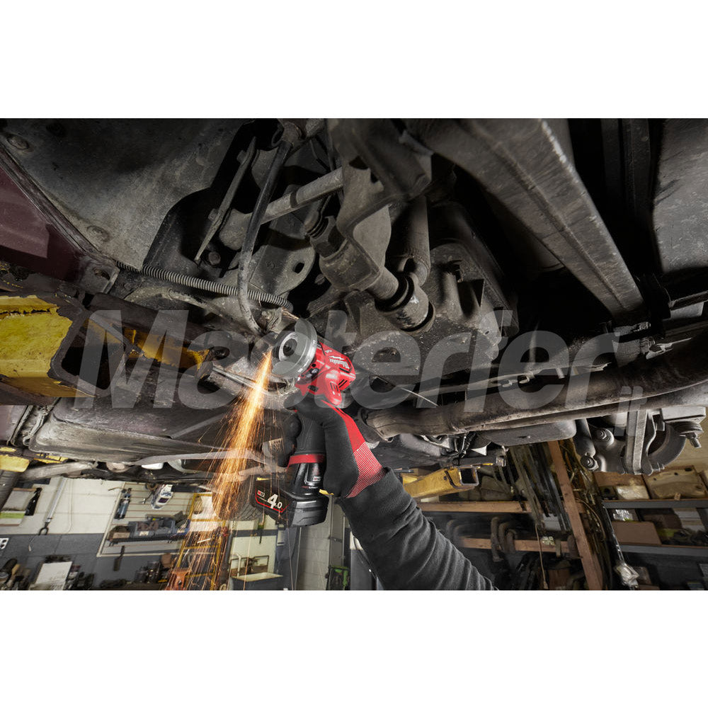 smerigliatrice a batteria m12 fuel milwaukee f cot taglio metallo