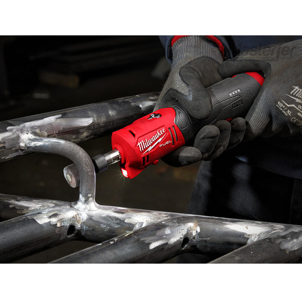 Milwaukee M12 FDGS-422B - Smerigliatrice dritta a batteria 12V Fuel