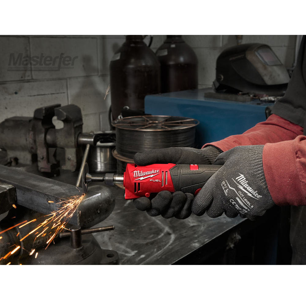 Milwaukee M12 FDGS-422B - Smerigliatrice dritta a batteria 12V Fuel