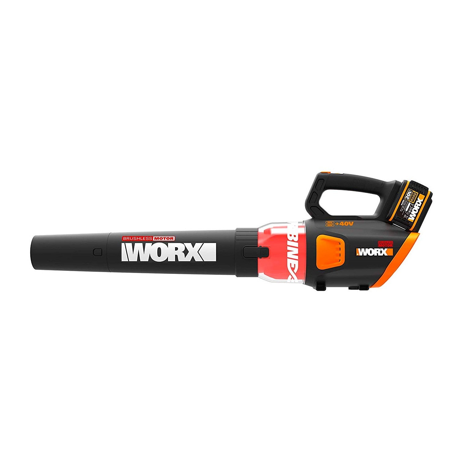 Worx WG584E - Soffiatore/soffia foglie a batteria 2x20V 2Ah