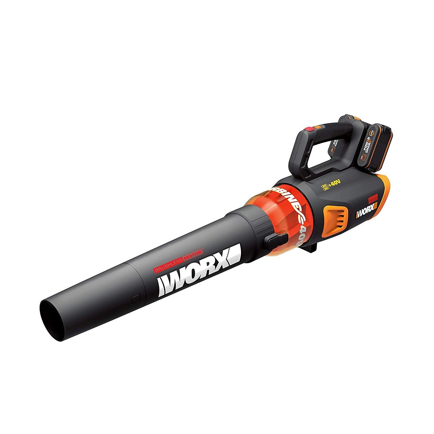 Worx WG584E - Soffiatore/soffia foglie a batteria 2x20V 2Ah