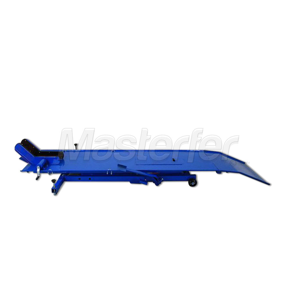 sollevatore moto con pedana lunga chiuso