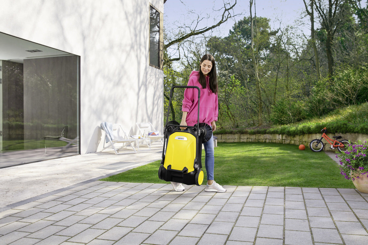Karcher S4 Twin - Spazzatrice manuale a spinta, larghezza di spazzatura 