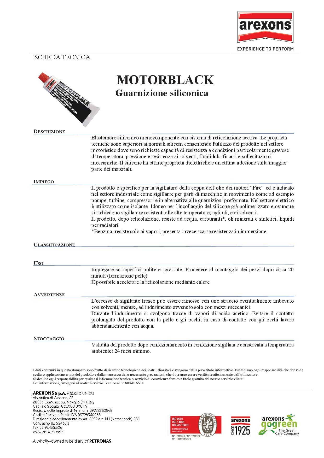 Guarnizione Siliconica Nera
