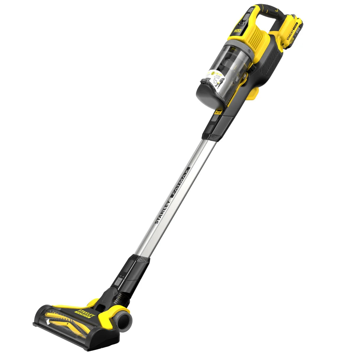 Stanley Fatmax SFMCVS001D1 - Aspirapolvere senza fili a batteria 18V, 1 batteria 2Ah