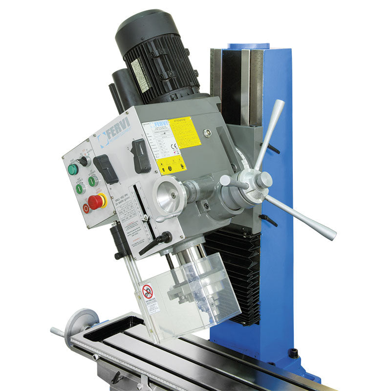 Fervi T044/230V - Trapano fresa da banco ad ingranaggi