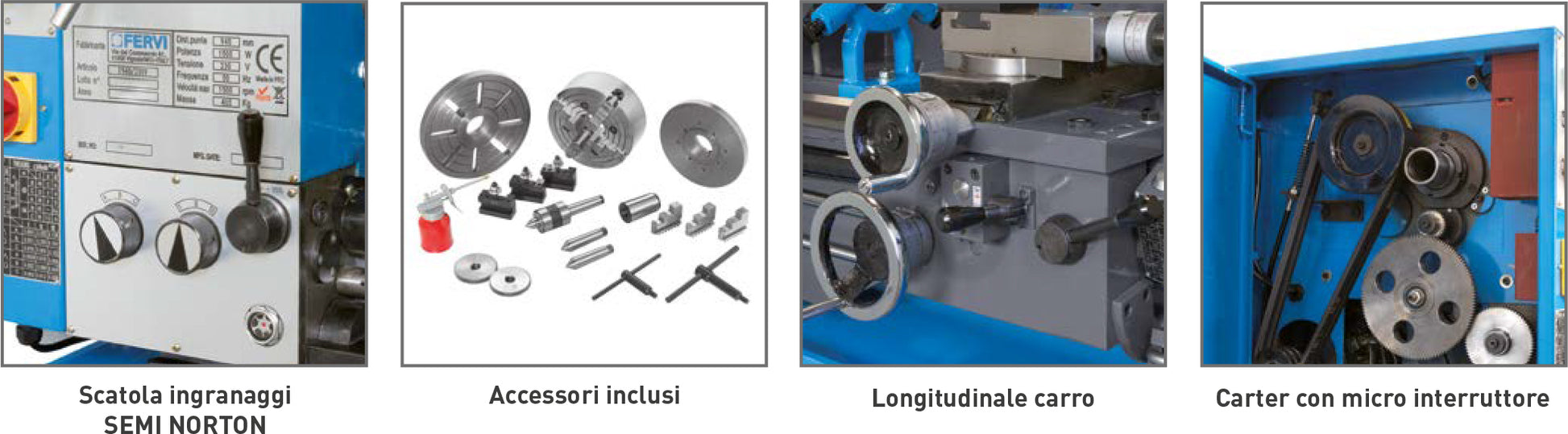 Fervi T940/230V - Tornio parallelo