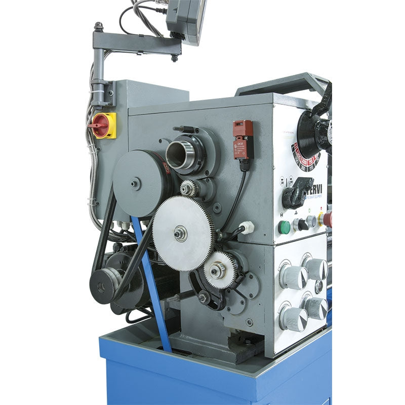 Fervi T998/230V3A - Tornio parallelo passaggio barra 51mm vis