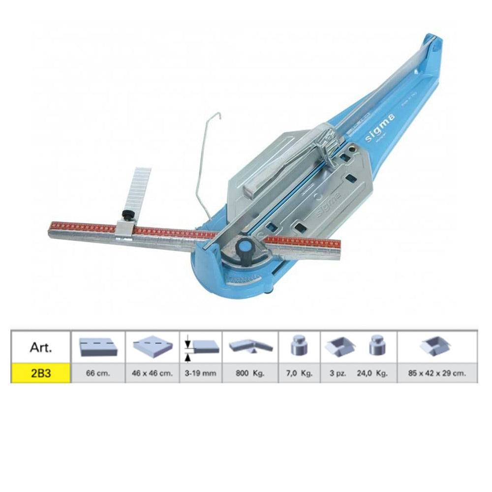 Tagliapiastrelle Sigma 2B3 'Tecnica' a trazione 66 cm con OMAGGIO
