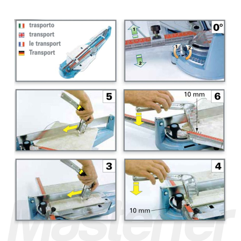 Tagliapiastrelle Sigma 2B3 'Tecnica' a trazione 66 cm con OMAGGIO