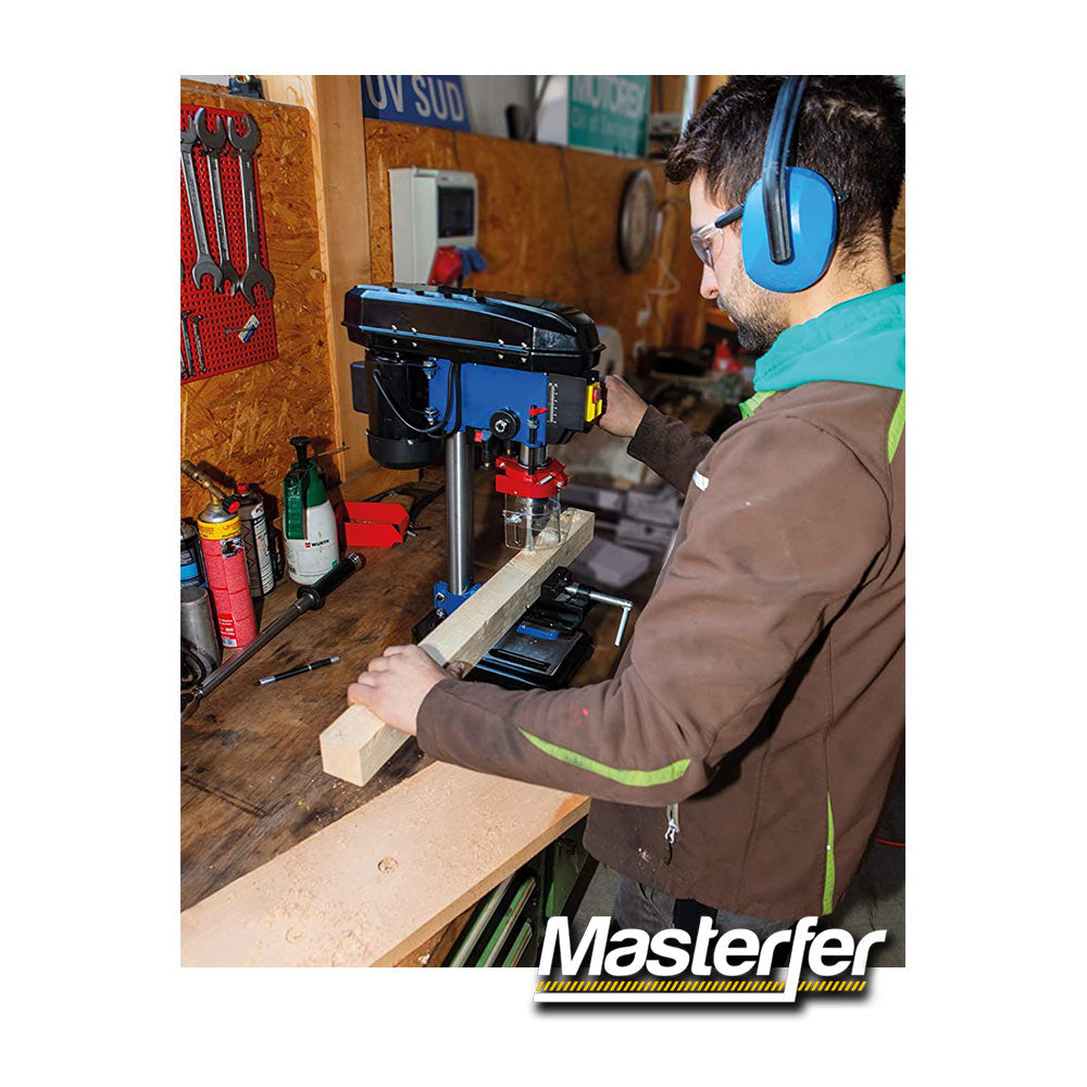 Scheppach DP16VLS utilizzo con foratura legno