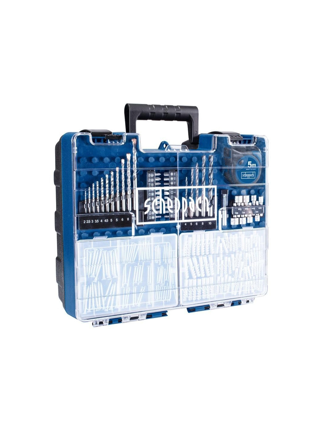 Scheppach DTB-20PROS - Trapano avvitatore a percussione 2 batterie 20v + accessori 