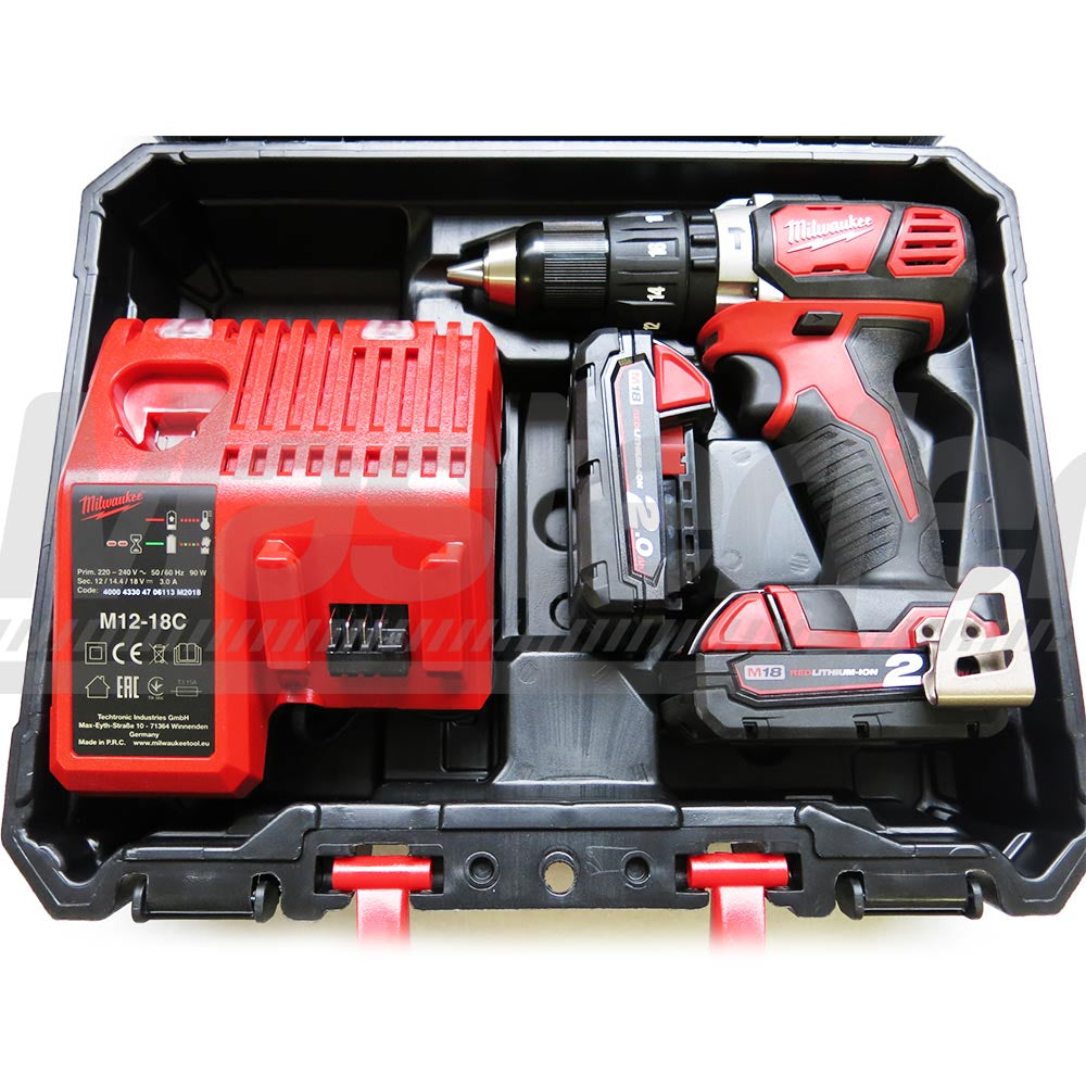 trapano avvitatore milwaukee m18 bpd-202c