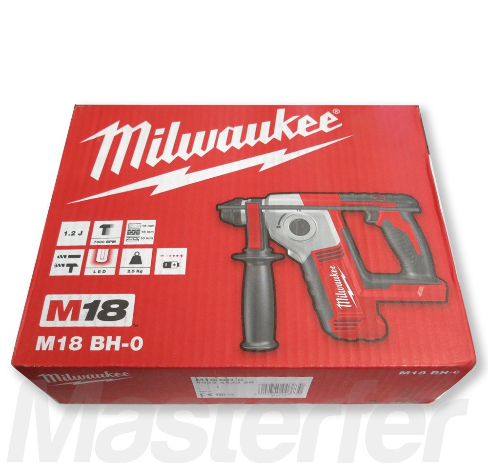 Milwaukee Tassellatore SDS-PLUS a batteria M18BH-0 SCATOLA CARTONE