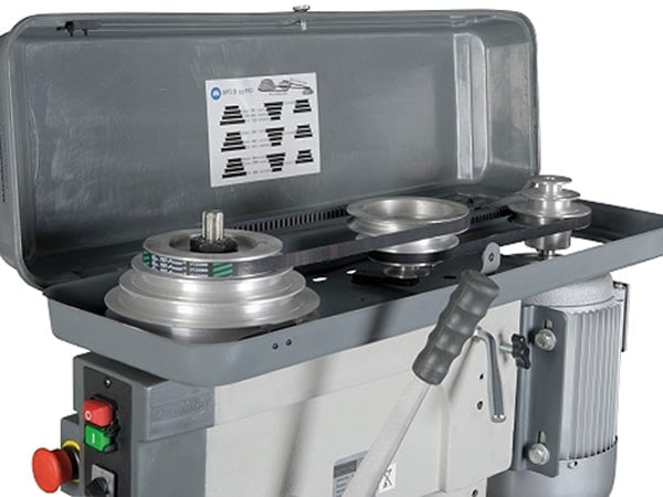 Optimum B 17 Pro - Trapano da banco con trasmissione a cinghia con OMAGGI