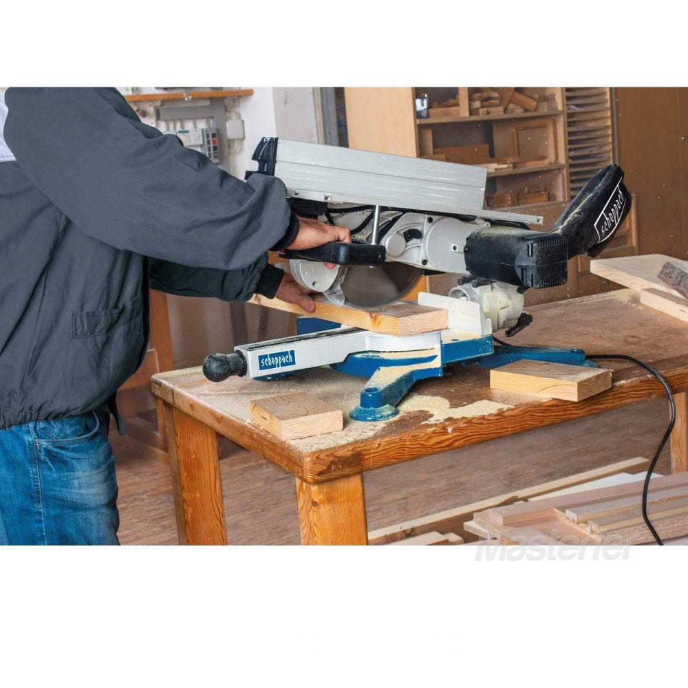 Scheppach HM100T - Troncatrice per legno con pianetto D254