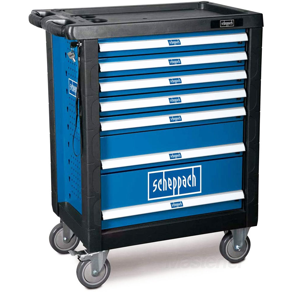 Scheppach TW1000 aperto con utensili esposti