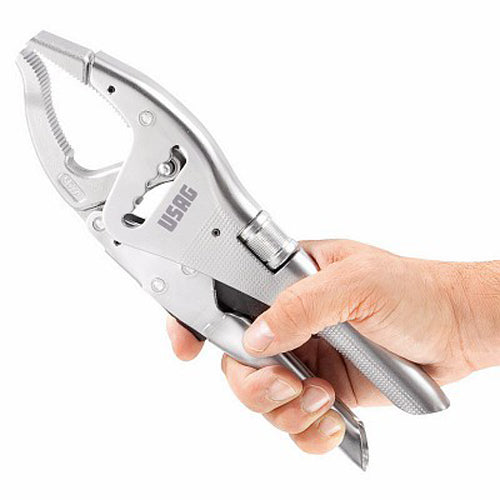 Usag 135 B - Pinza regolabile autobloccante a cremagliera con ganasce lunghe