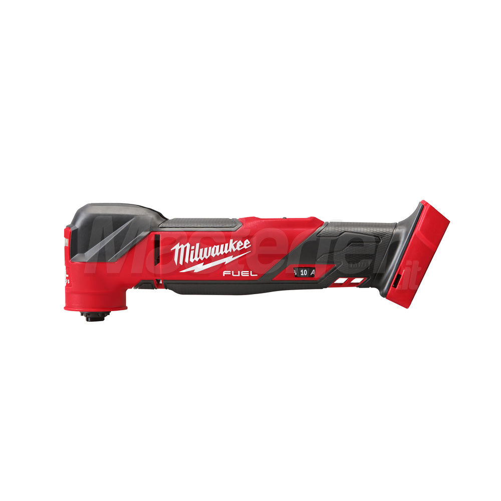 Milwaukee M18 FMT-502X - Utensile multifunzione a batteria Fuel, 2 batterie 5Ah in valigetta lato sinistro