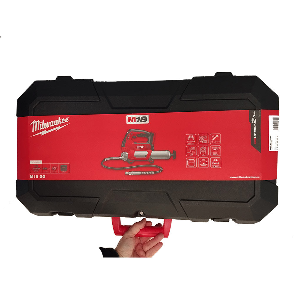 Milwaukee M18 GG HD - Valigetta rigida per ingrassatrice M18 GG