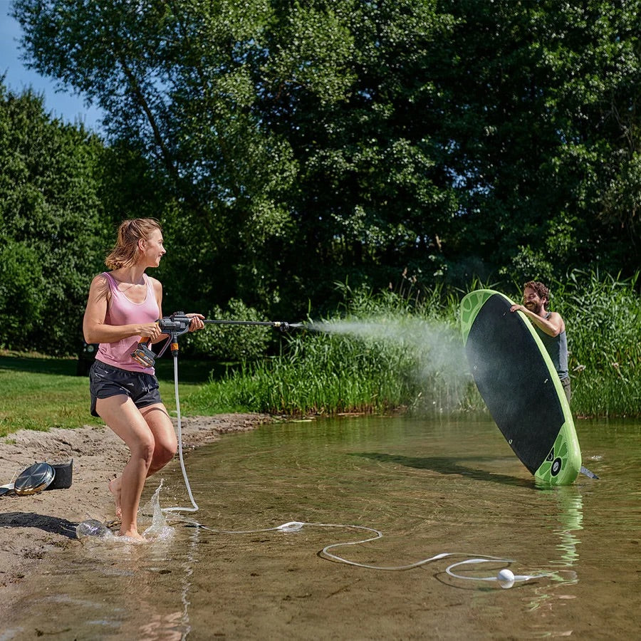 Worx WG620E - Lancia a pressione a batteria 20V completa di batteria e caricabatterie