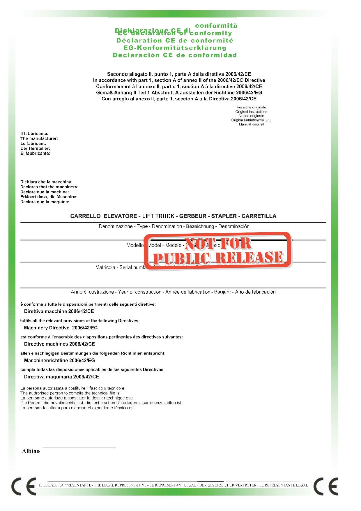 Sollevatore Manuale Ribalta Fusti portata 300 Kg alzata 1880 mm