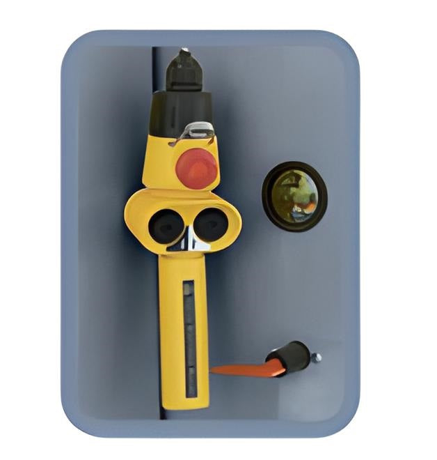 AxA GZ1000B - Gru gruetta idraulica a batteria, salita/discesa a singola velocità