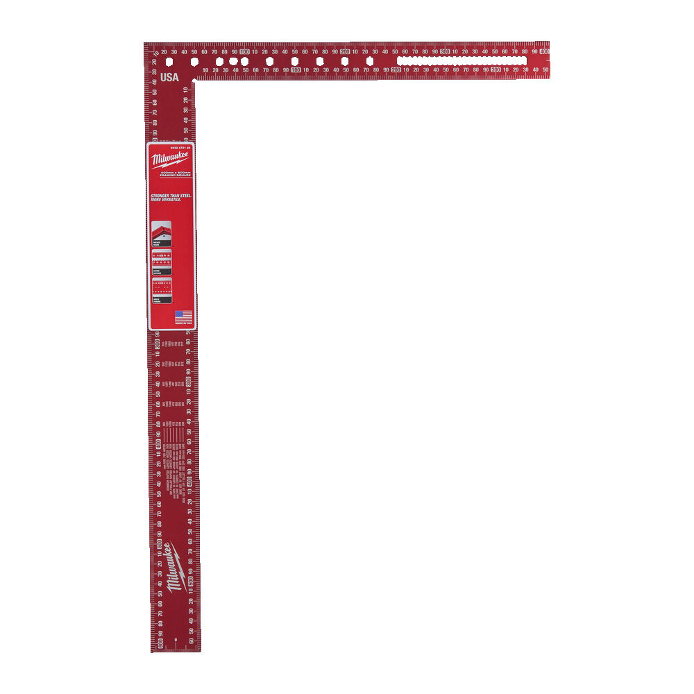 Milwaukee 4932472126 - Squadra per falegname, 40 x 60