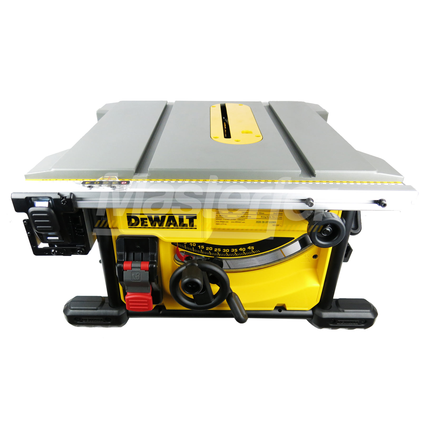 banco sega dewalt 7485 lato cavo elettrico e motore