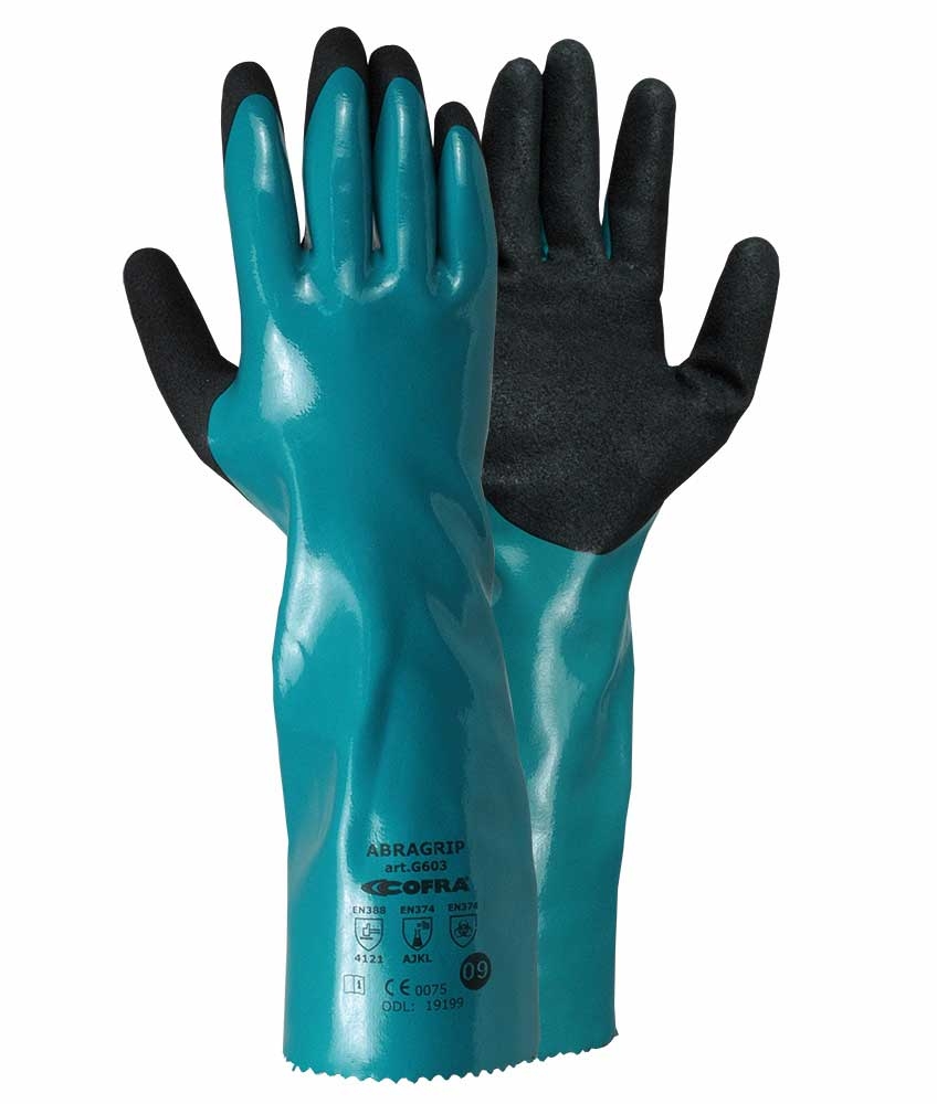 cofra abragrip guanti per olio chimica vernici
