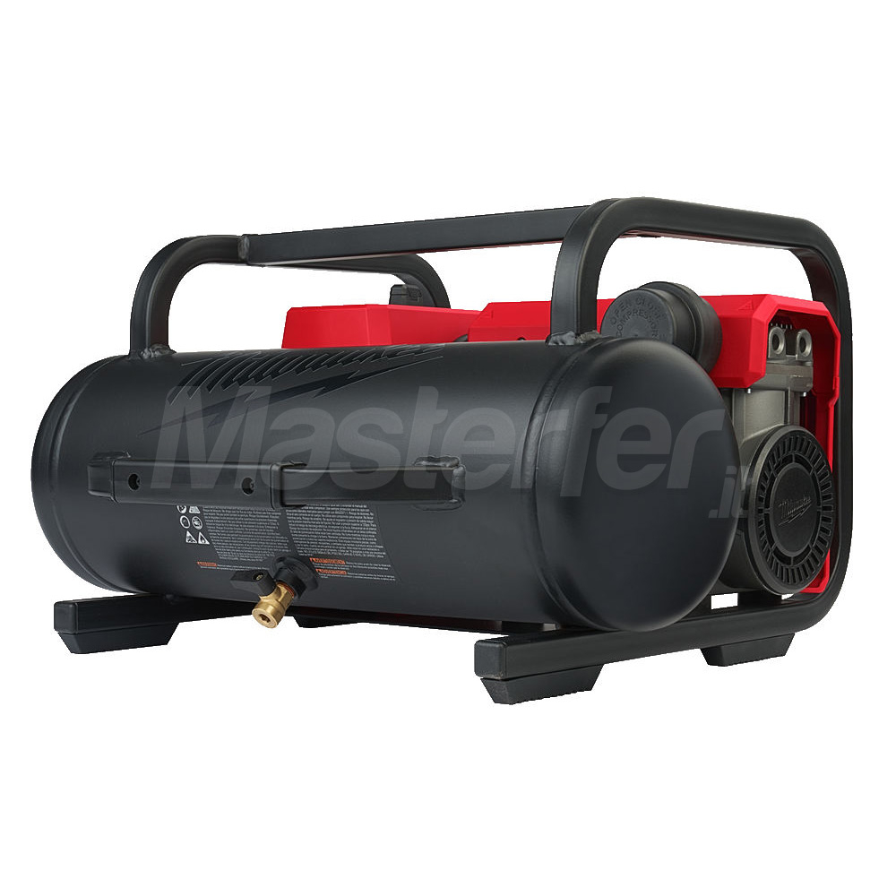 compressore a batteria m18 fuel fac-0 vista manometro