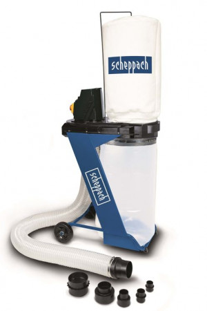 Scheppach DC500 - Aspiratrucioli aspiratore per legno, 550W