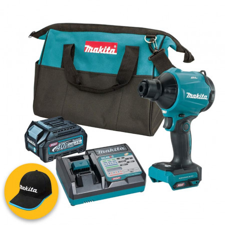 Makita AS001GD101 - Soffiatore a batteria 40V XGT - 1 batteria 2,5Ah in borsa