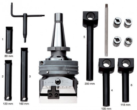 Fervi T021/030CM3 - Testina per alesare centesimale con avanzamento automatico